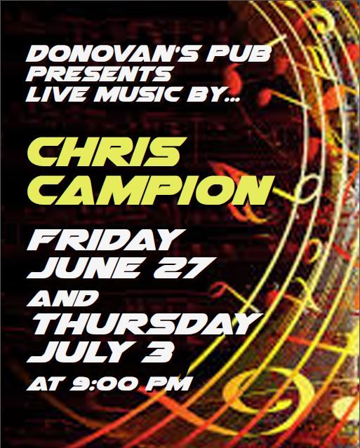 Donovan's Presents – Chris Campion Live!