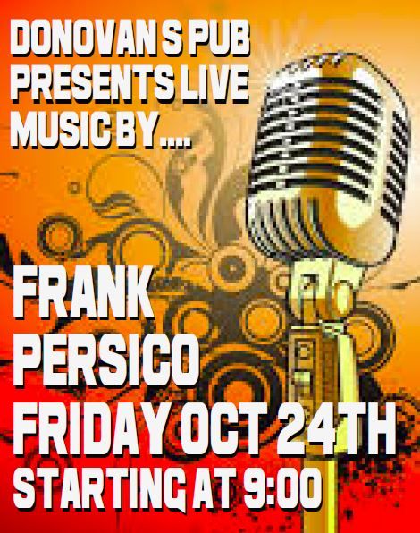 Live Music by Frank Persico